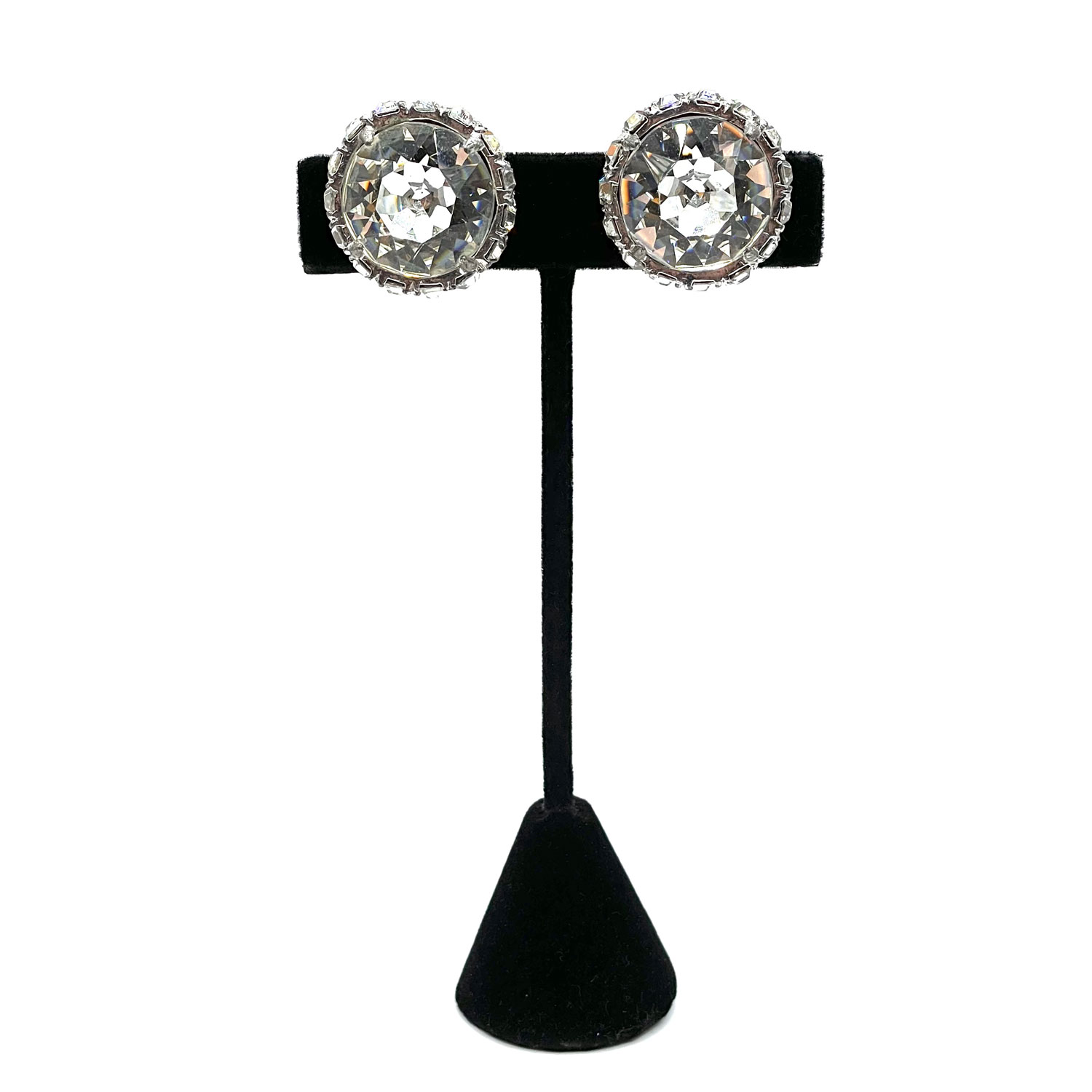 Kramer of New York rhinestone earrings