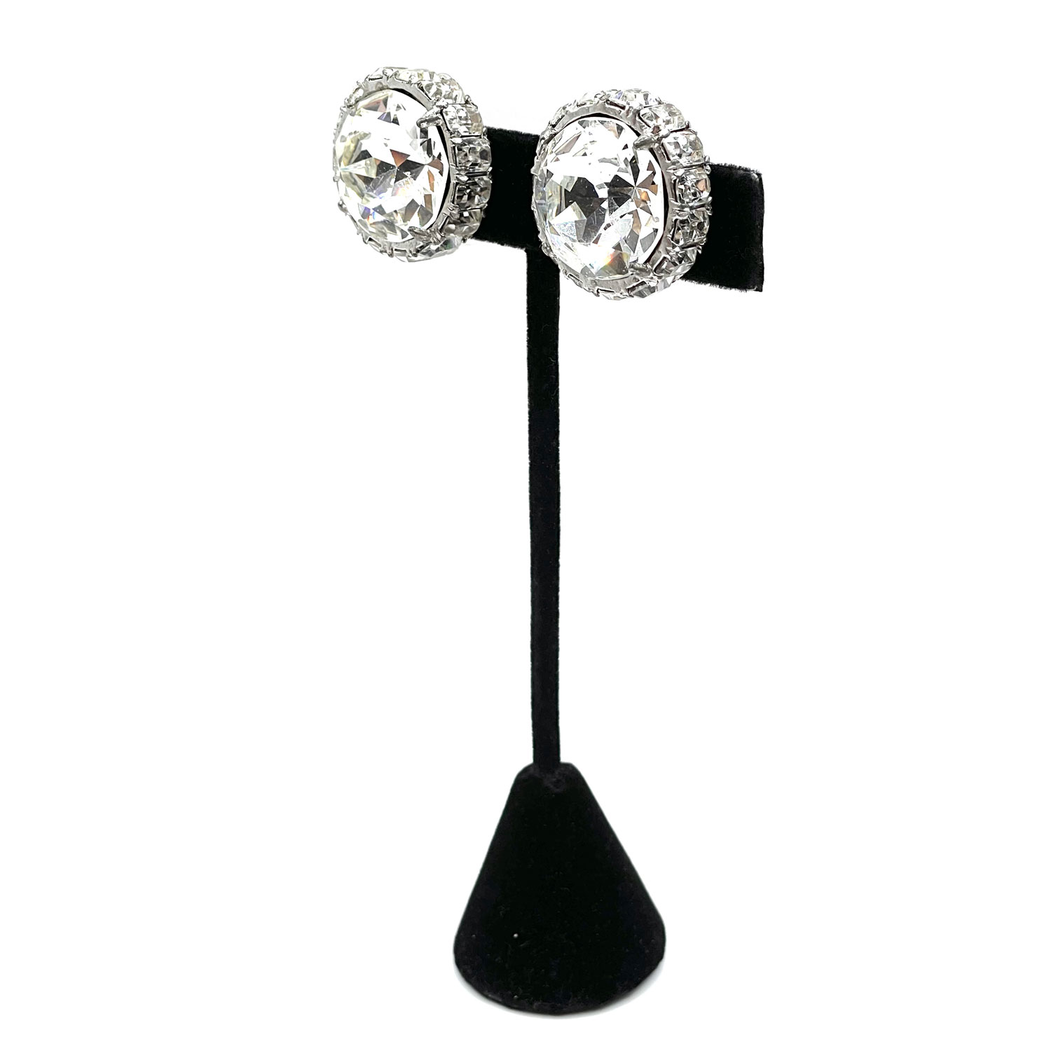Kramer of New York rhinestone earrings