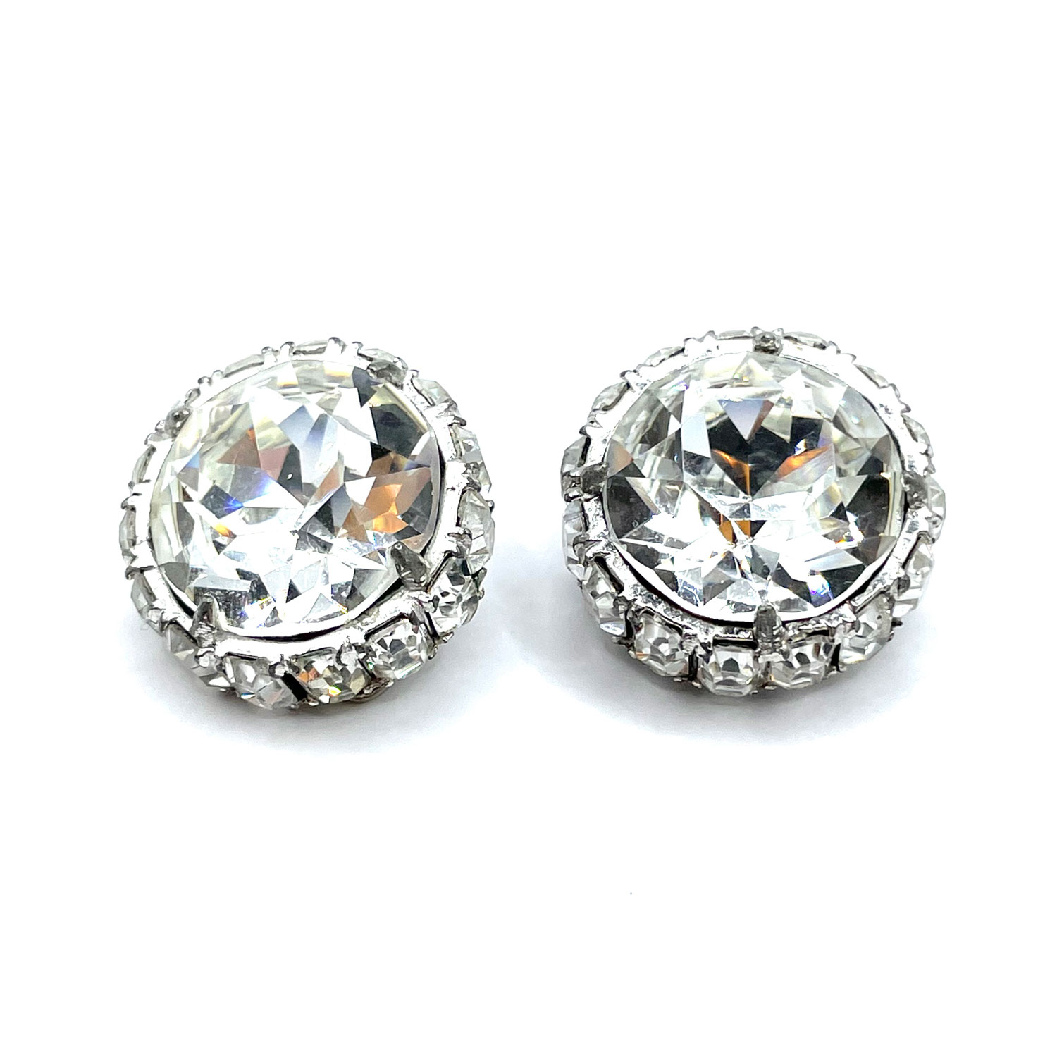 Kramer of New York rhinestone earrings