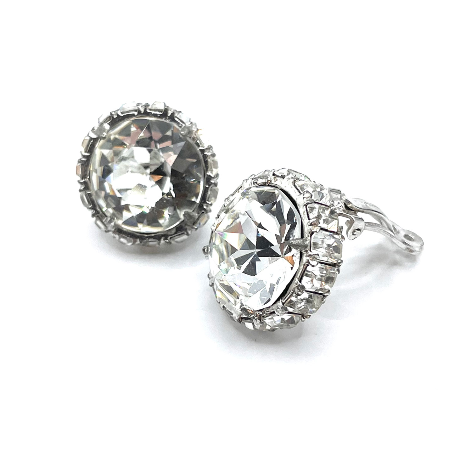 Kramer of New York rhinestone earrings