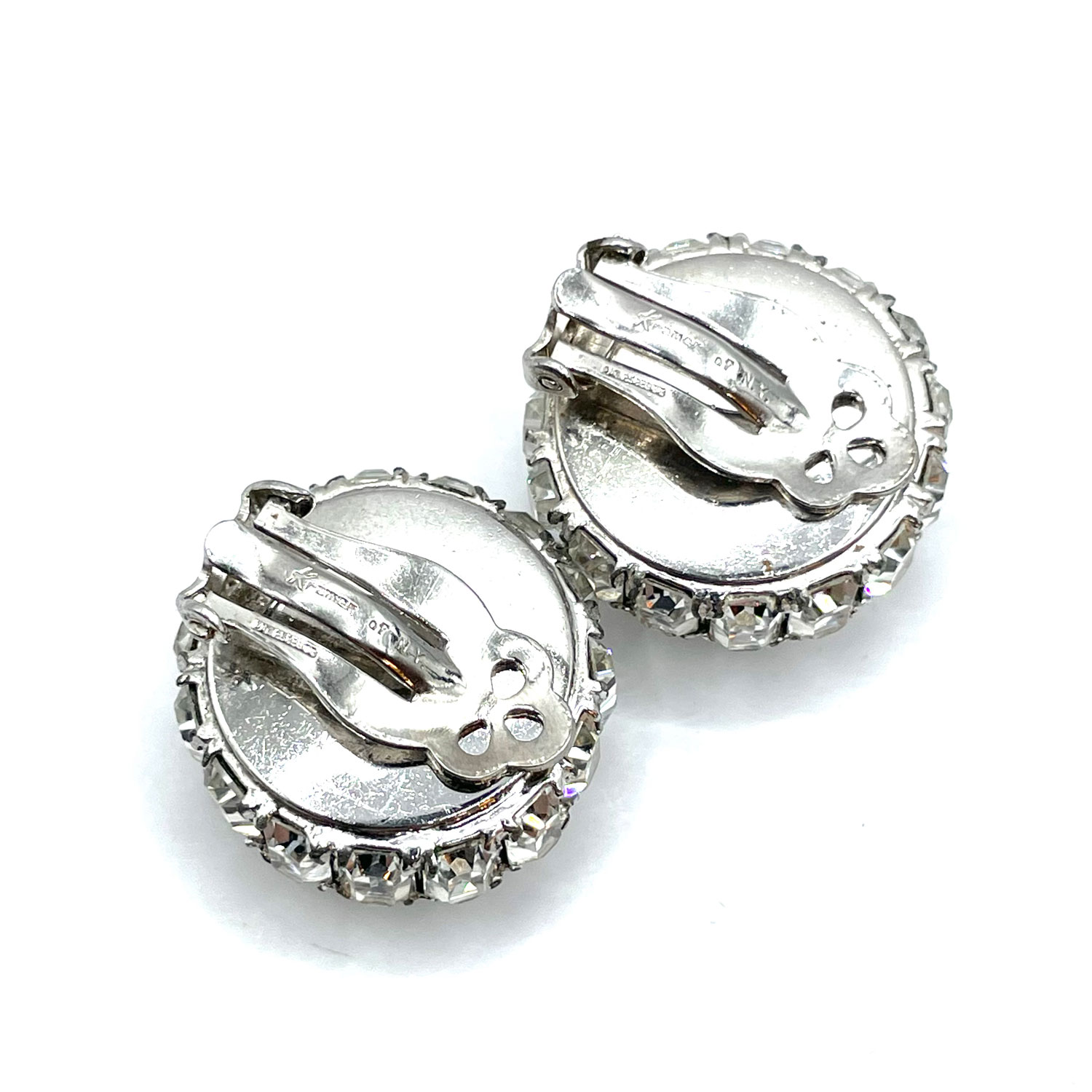 Kramer of New York rhinestone earrings