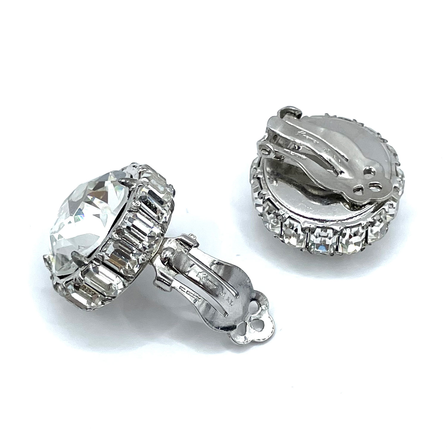 Kramer of New York rhinestone earrings