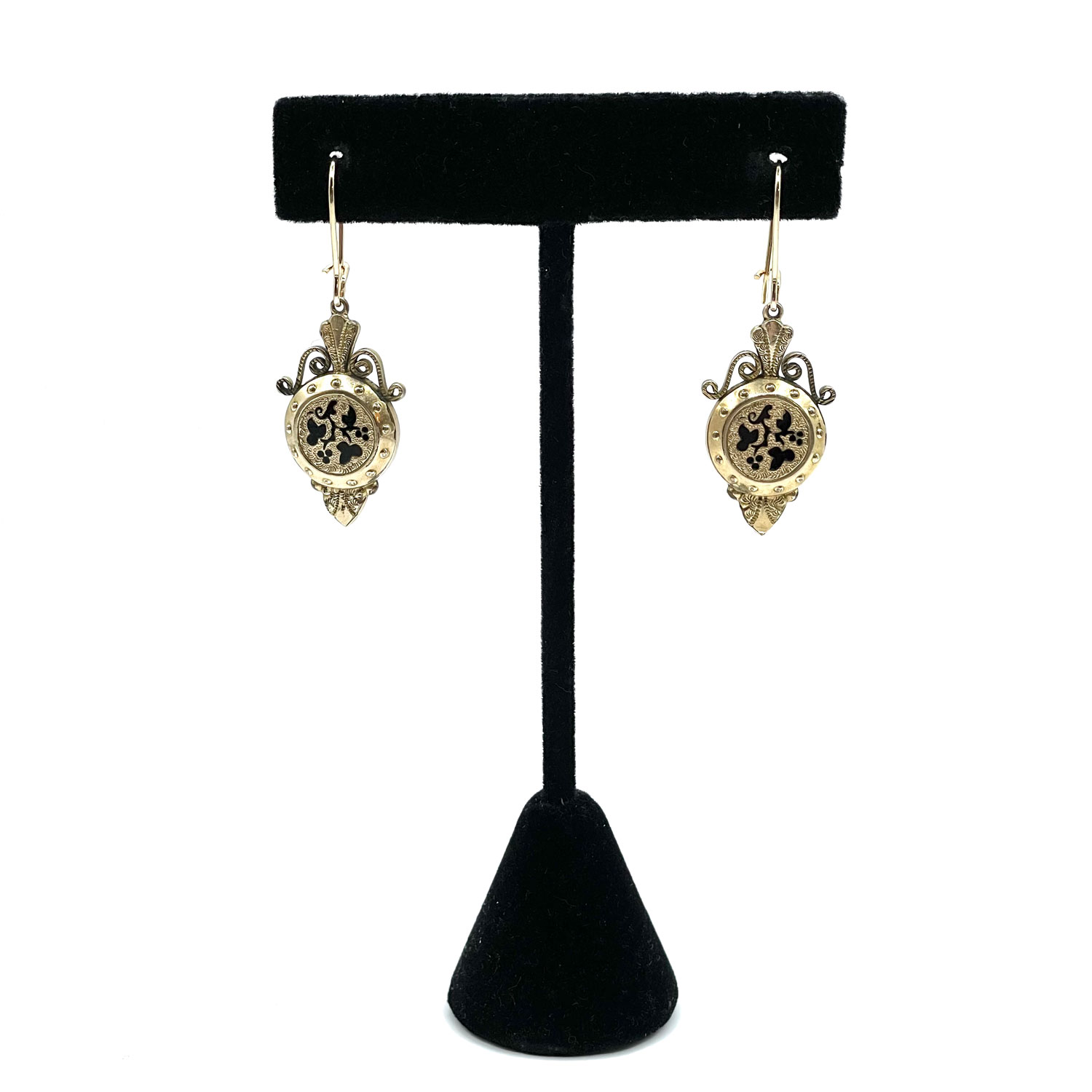 Antique gold filled earrings