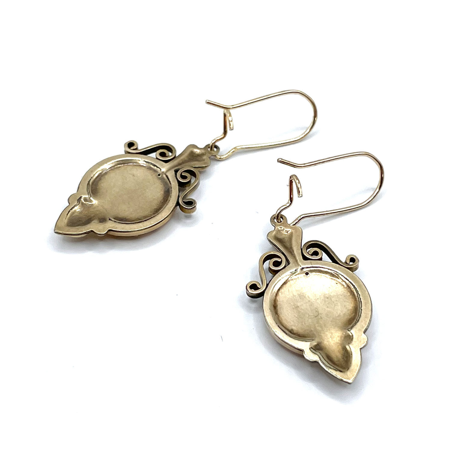 Antique gold filled earrings