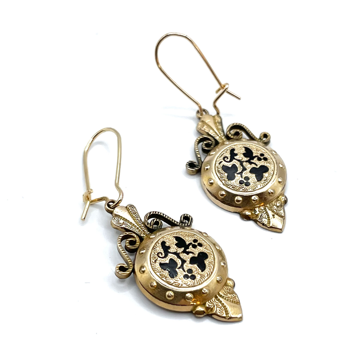 Antique gold filled earrings