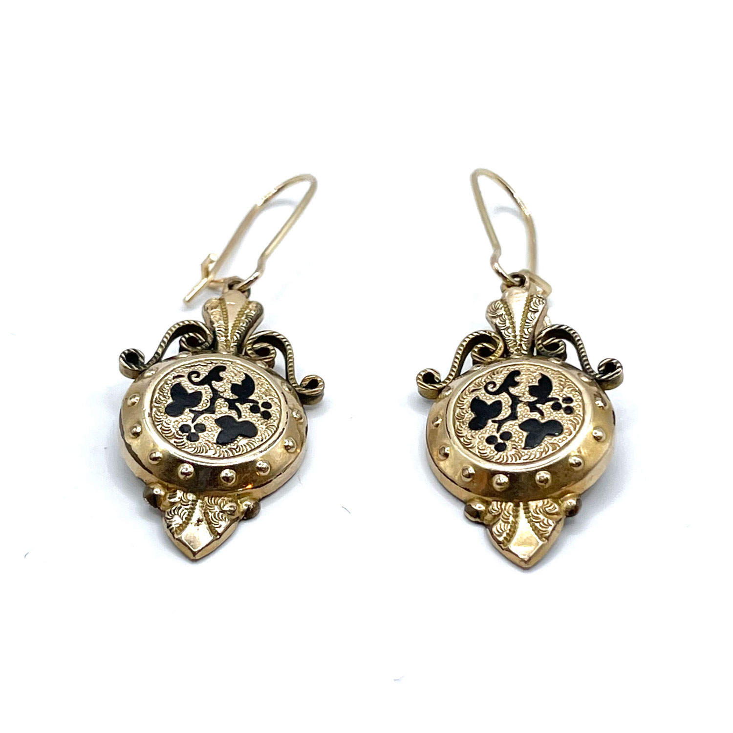 Antique gold filled earrings