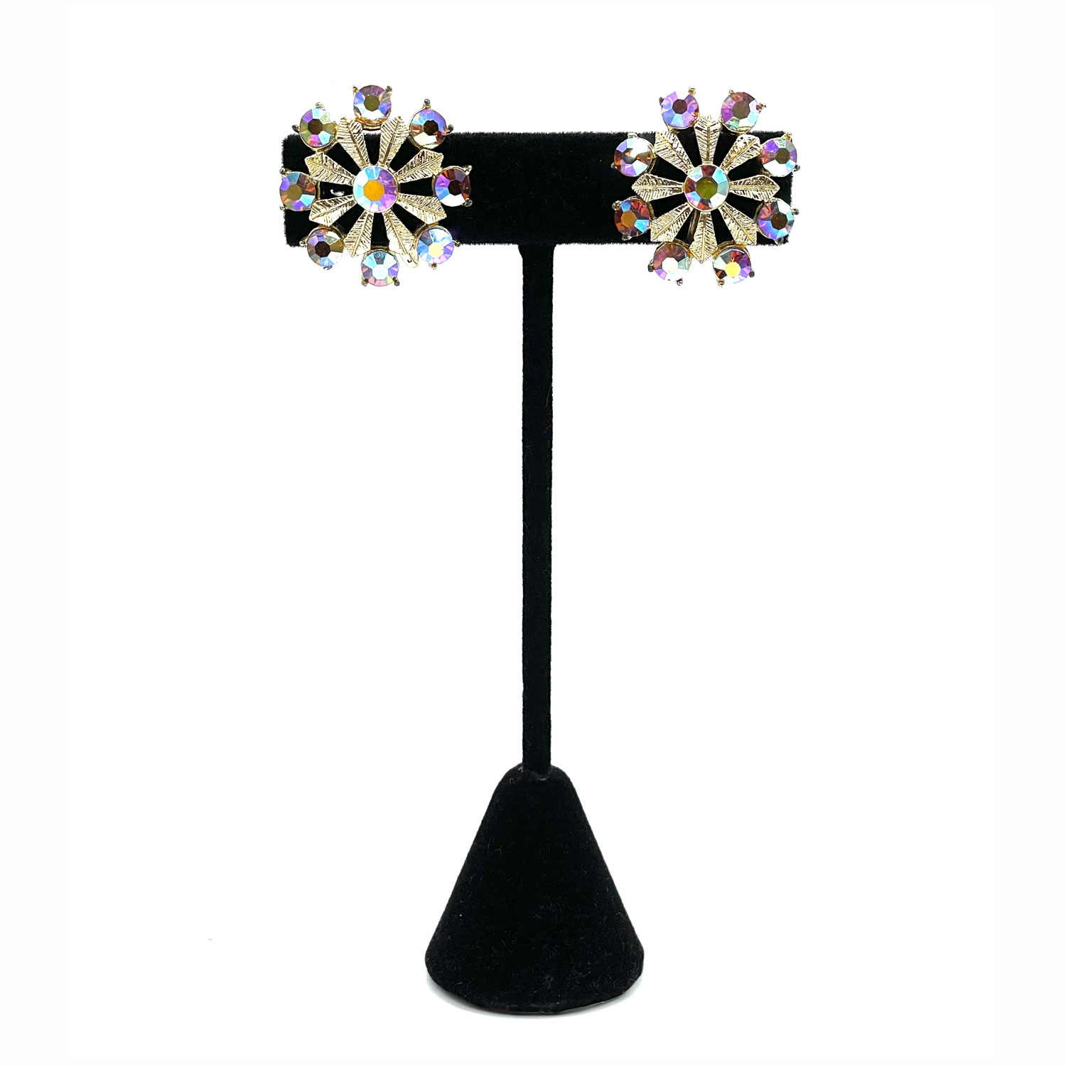 Coro rhinestone earrings