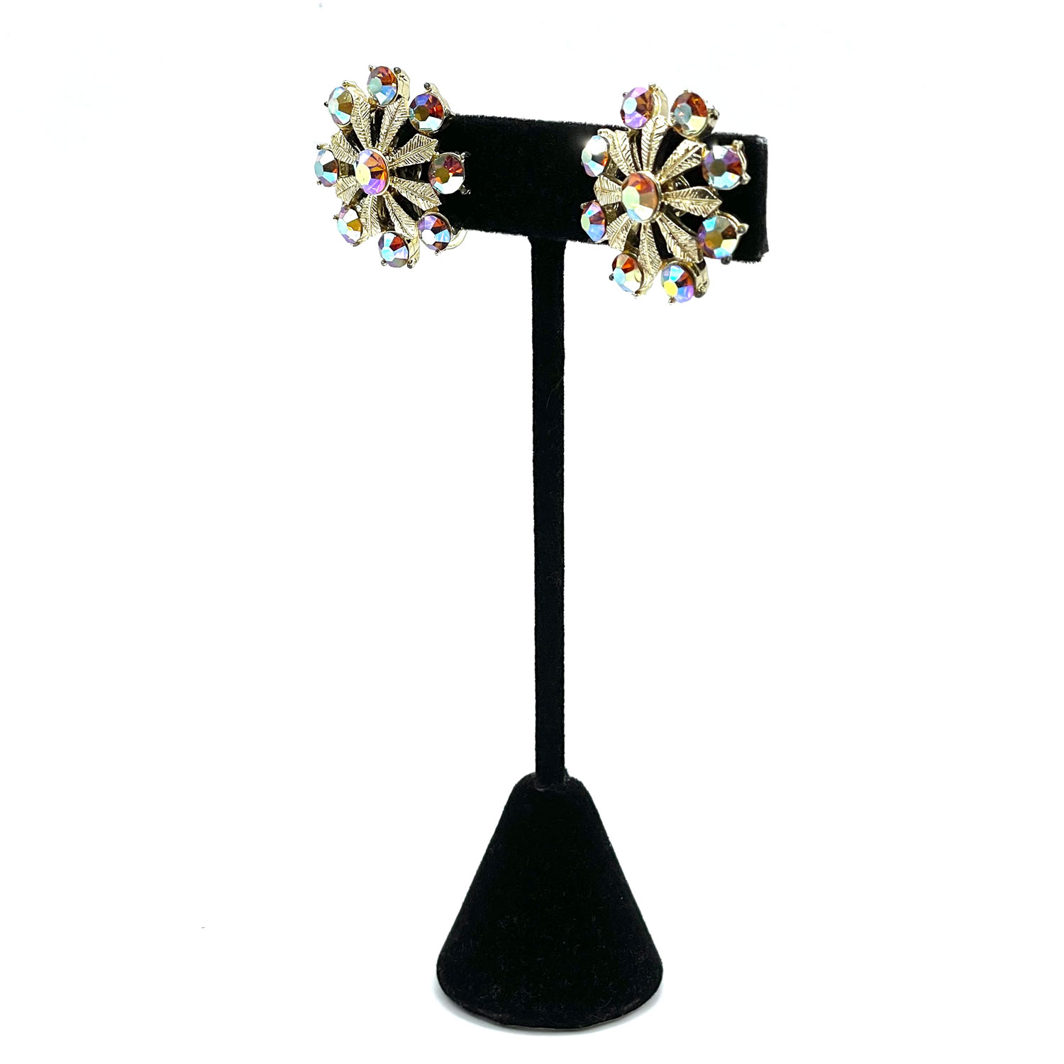 Coro rhinestone earrings