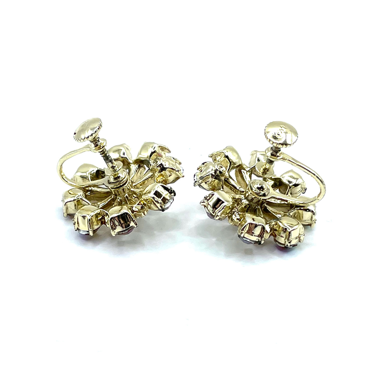 Coro rhinestone earrings