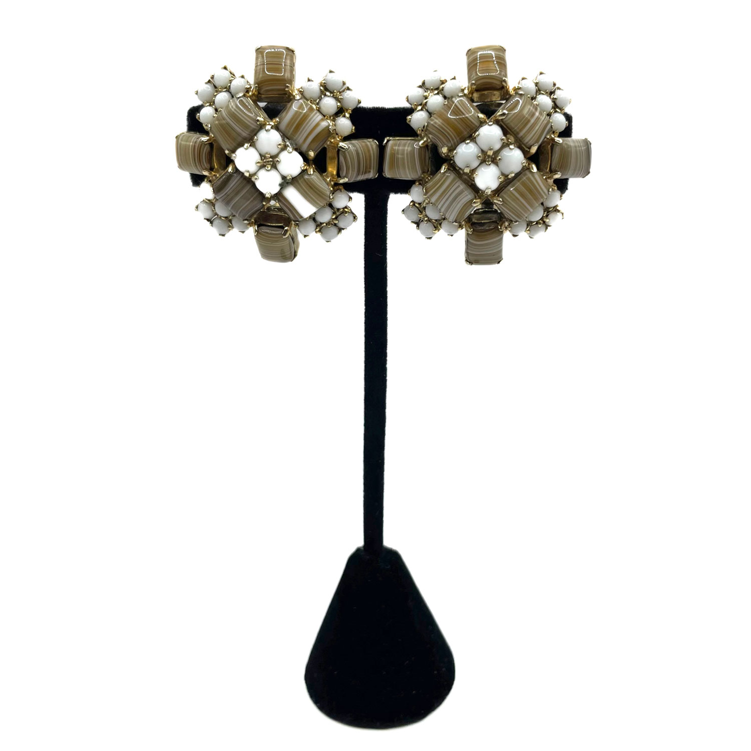 La Rel rhinestone earrings