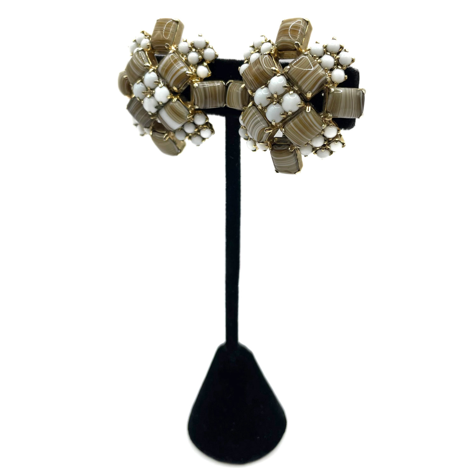 La Rel rhinestone earrings