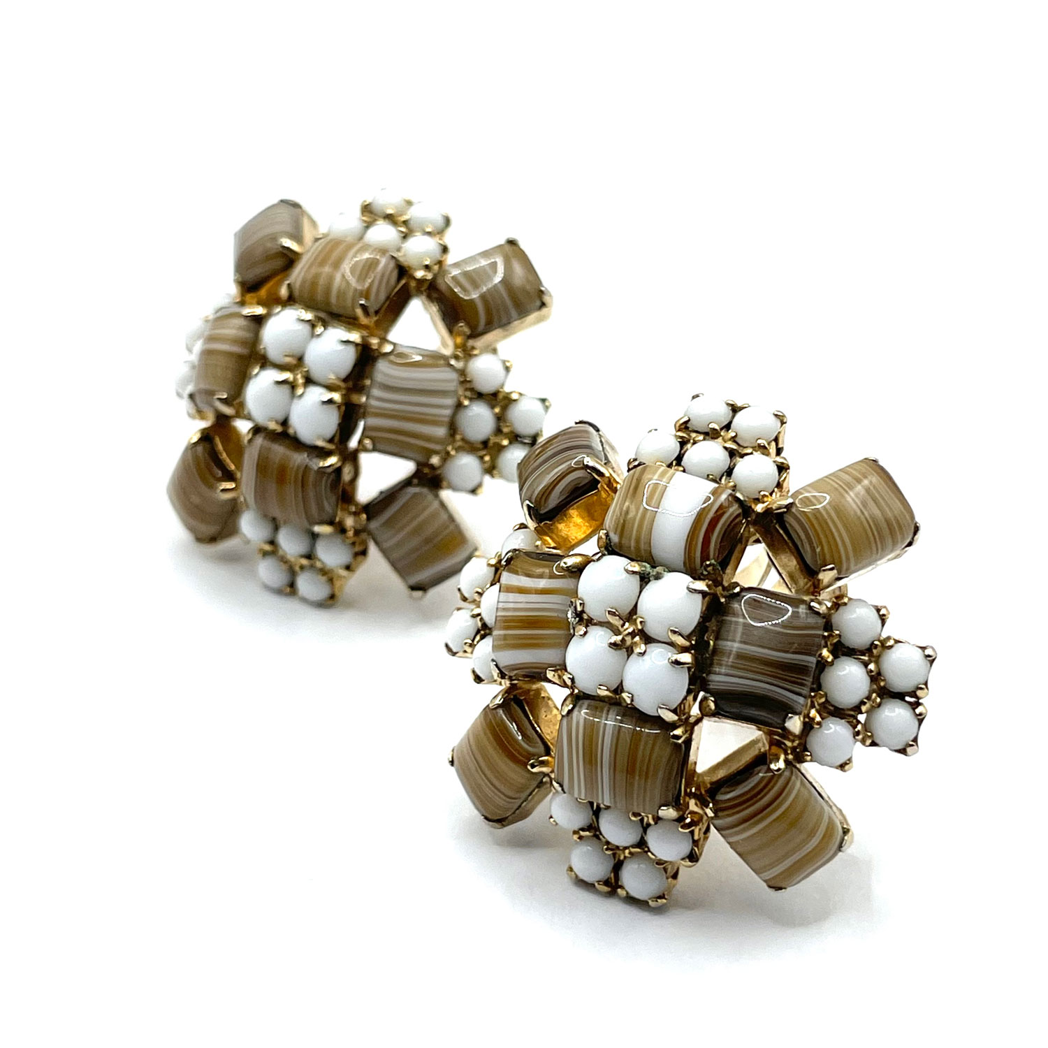 La Rel rhinestone earrings