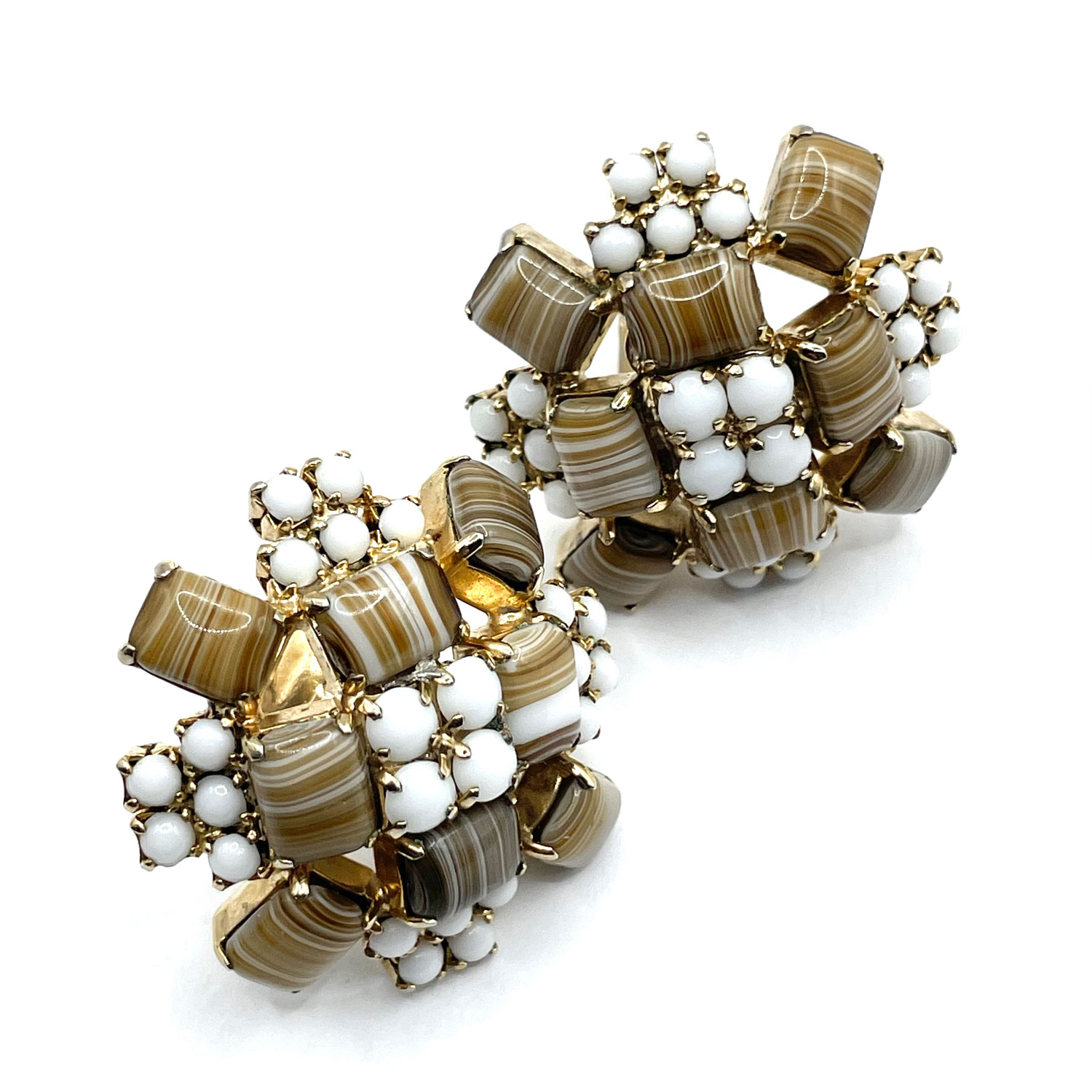 La Rel rhinestone earrings