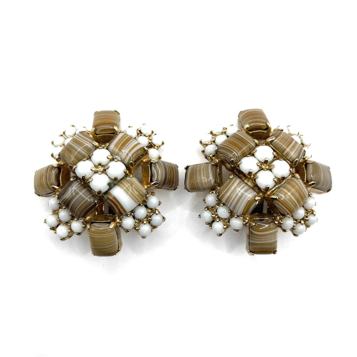La Rel rhinestone earrings