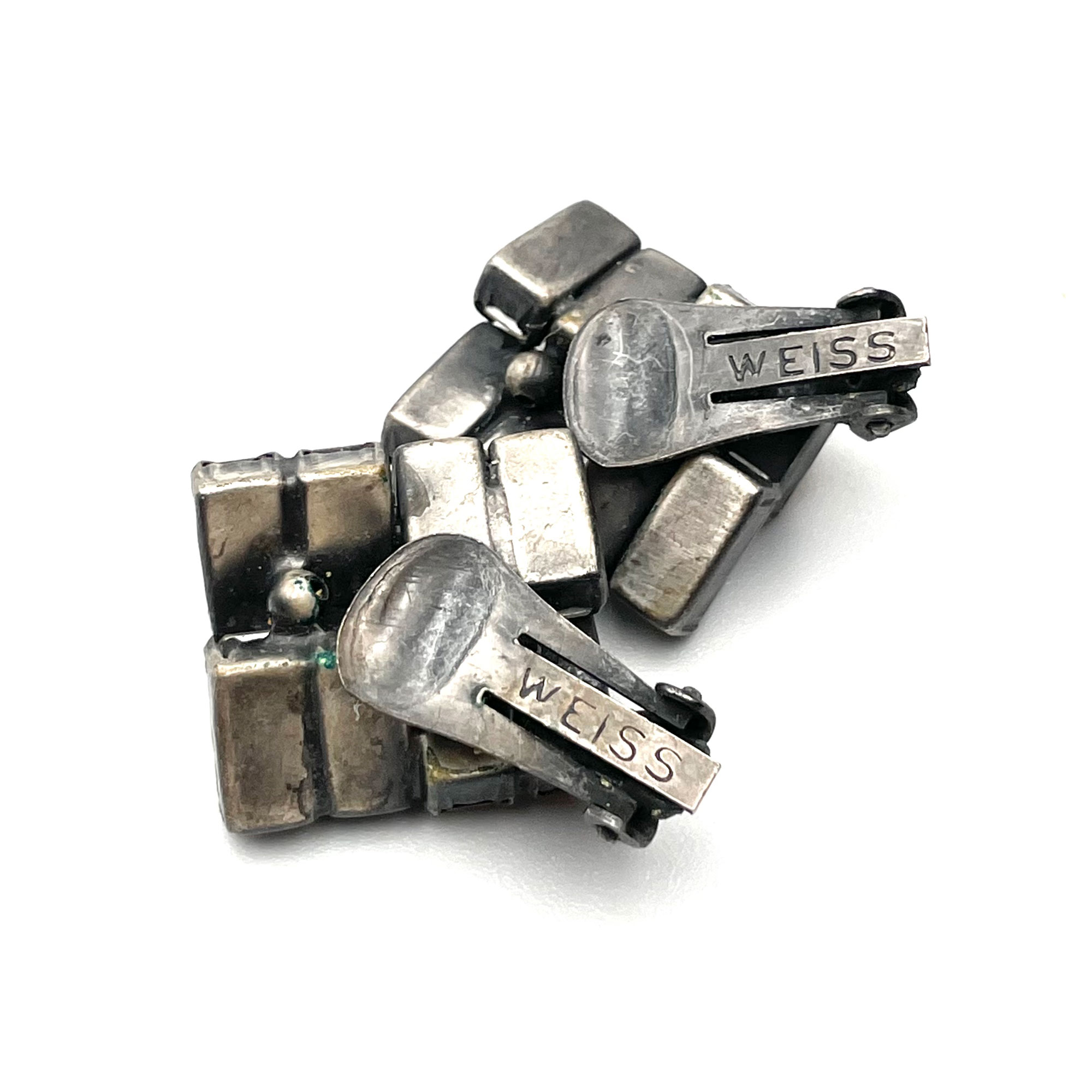 1950's Weiss rhinestone earrings