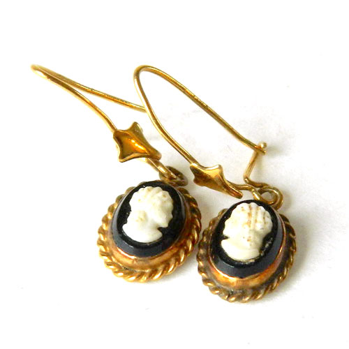 Cameo earrings