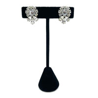 Trifari rhinestone earrings