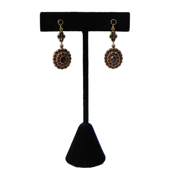 Antique garnet earrings