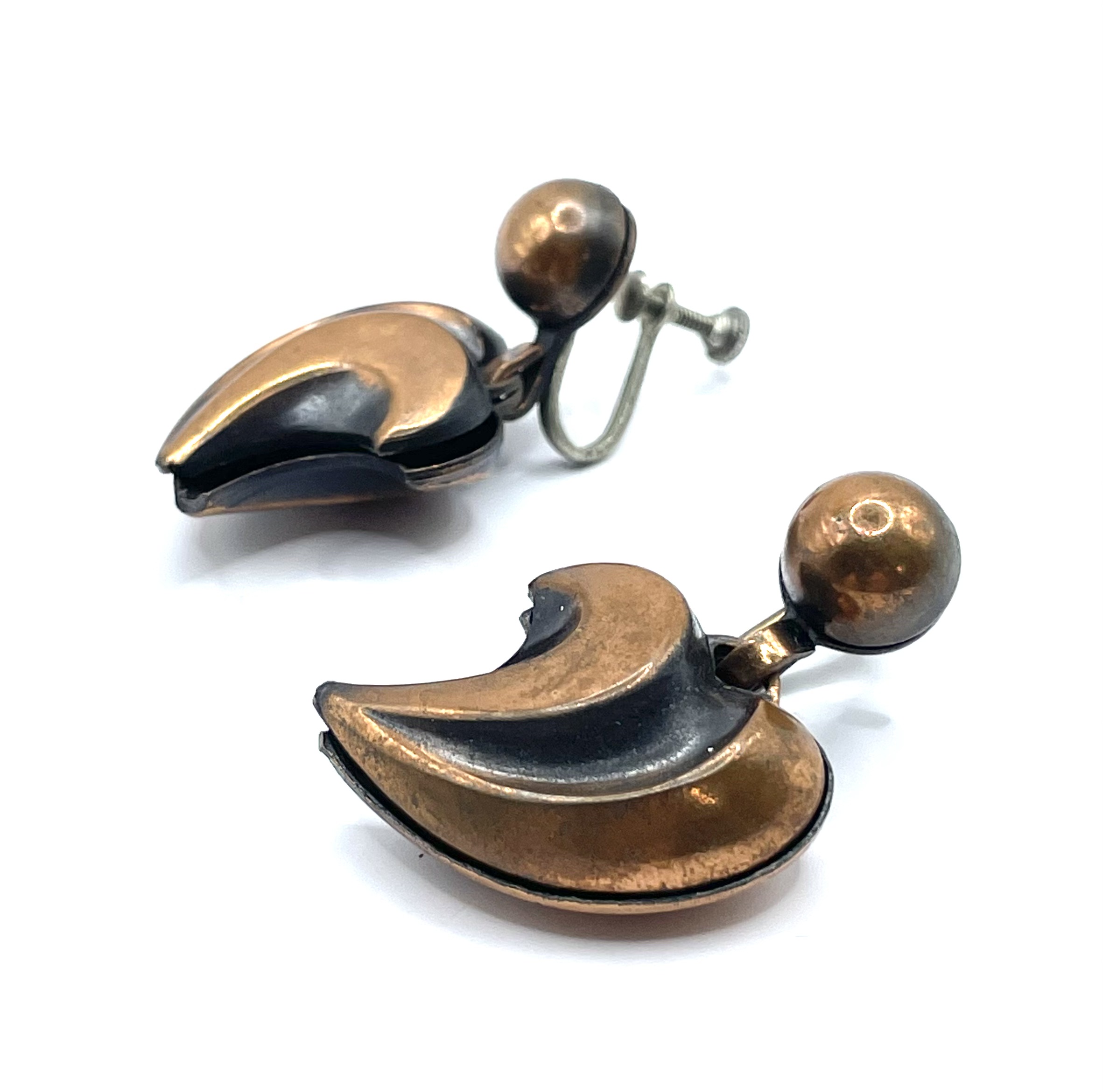 Francisco Rebajes copper earrings