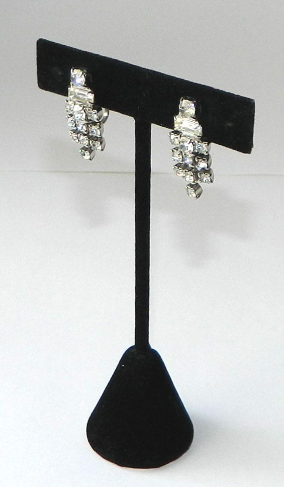 1950's rhinestone earrings