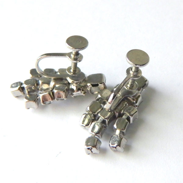 Vintage rhinestone earrings