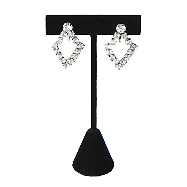 1950's rhinestone earrings