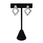 1950s rhinestone drop earrings