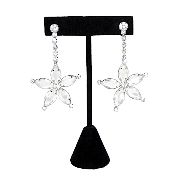 Vintage crystal drop earrings