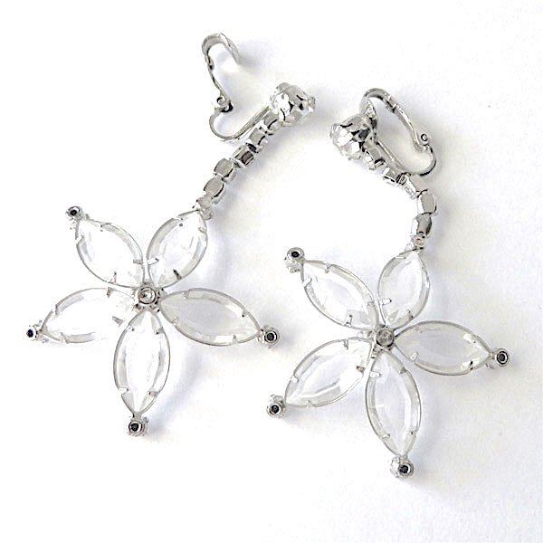 Vintage crystal drop earrings