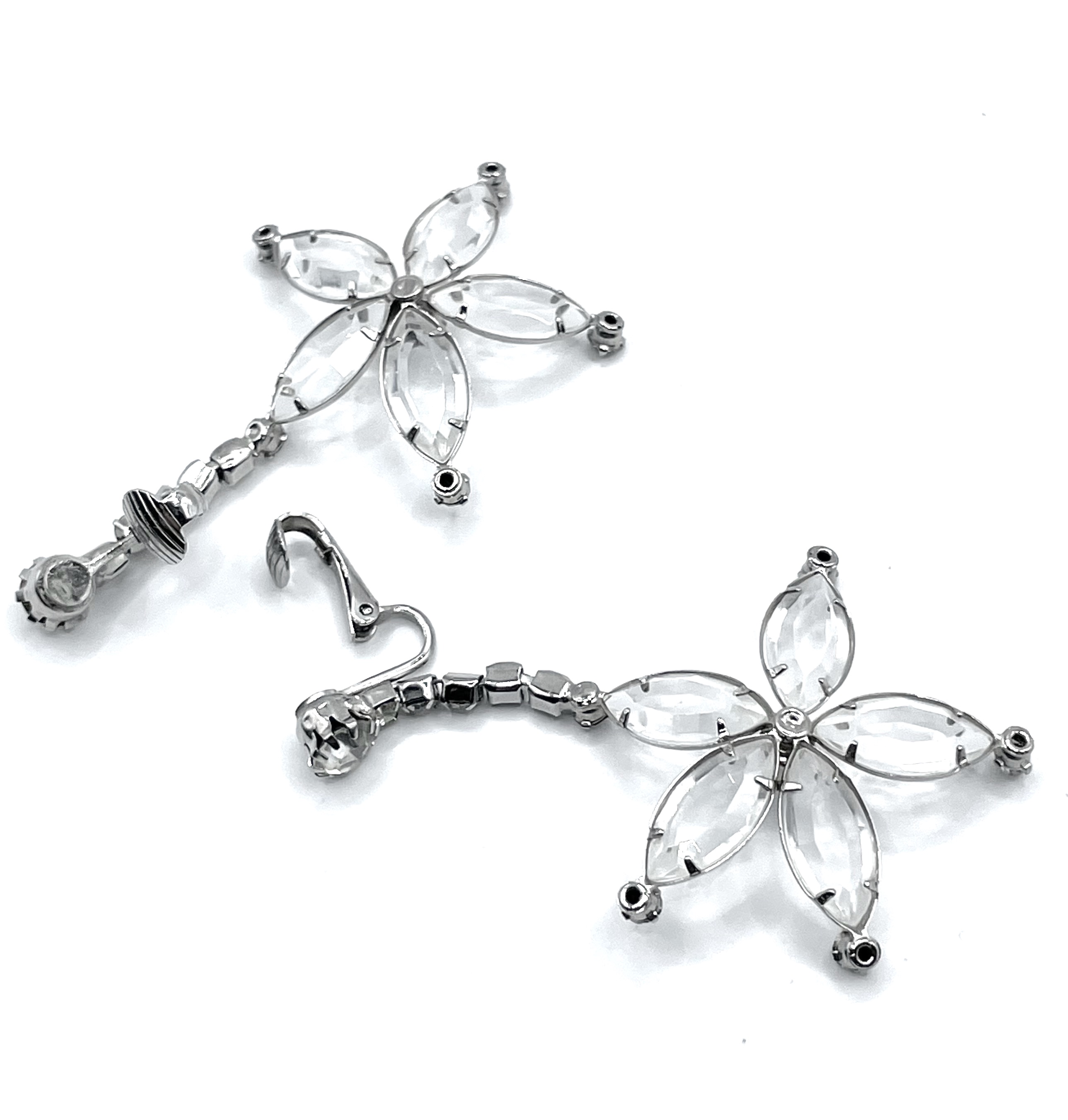 crystal rhinestone earrings