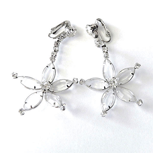 Vintage crystal drop earrings