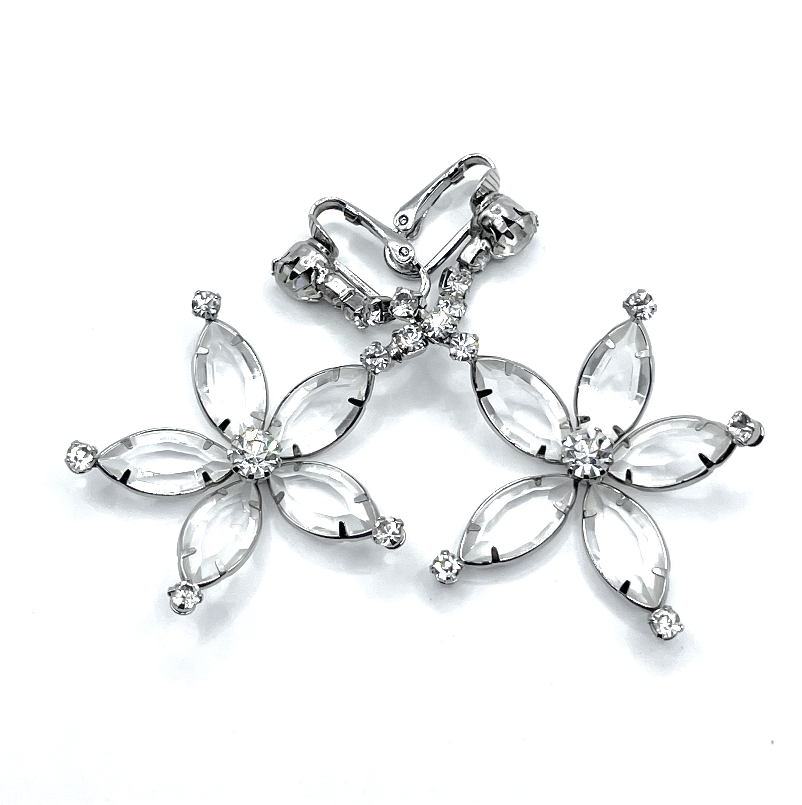 crystal rhinestone earrings