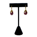 Purple earrings