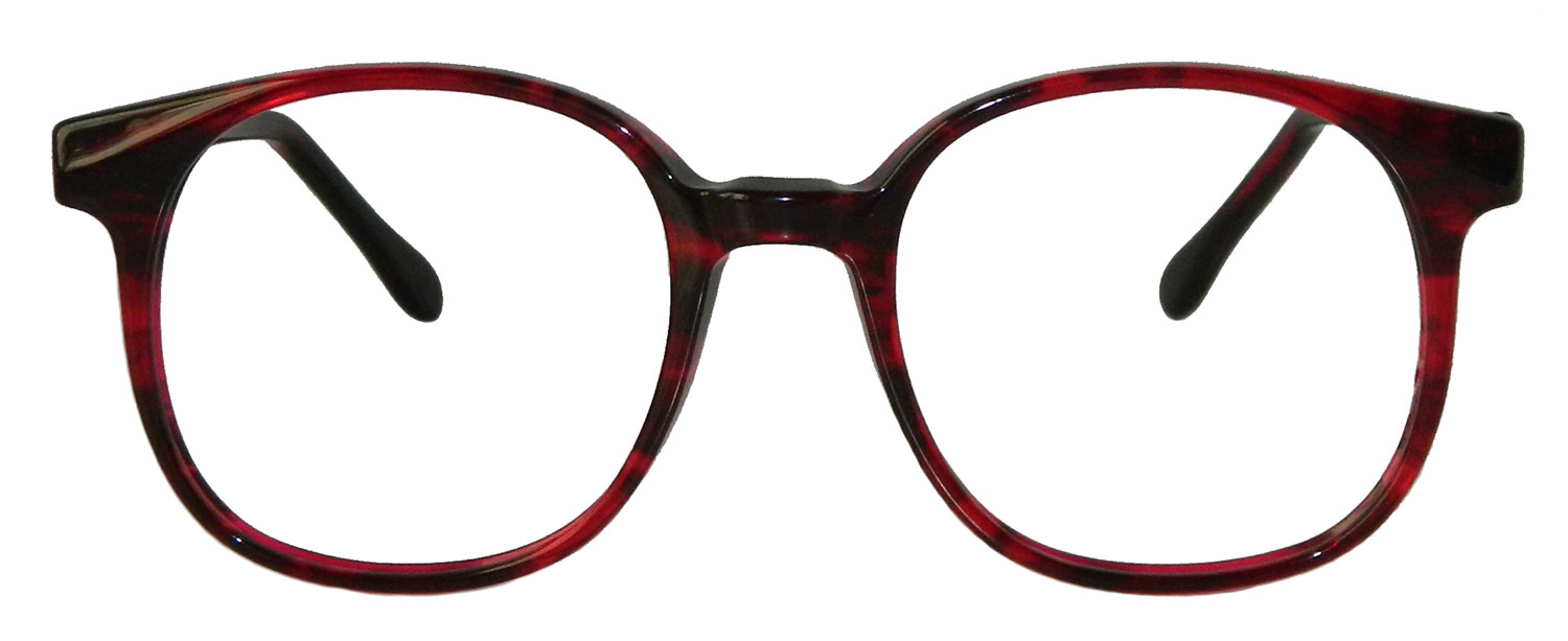 1980s red eyeglass frames