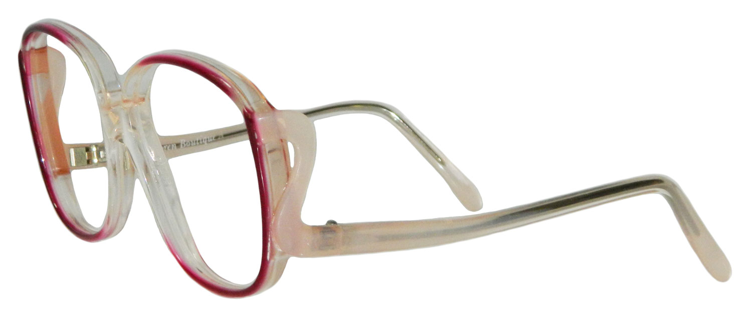 1980s pink Sofia Loren eyeglass frames