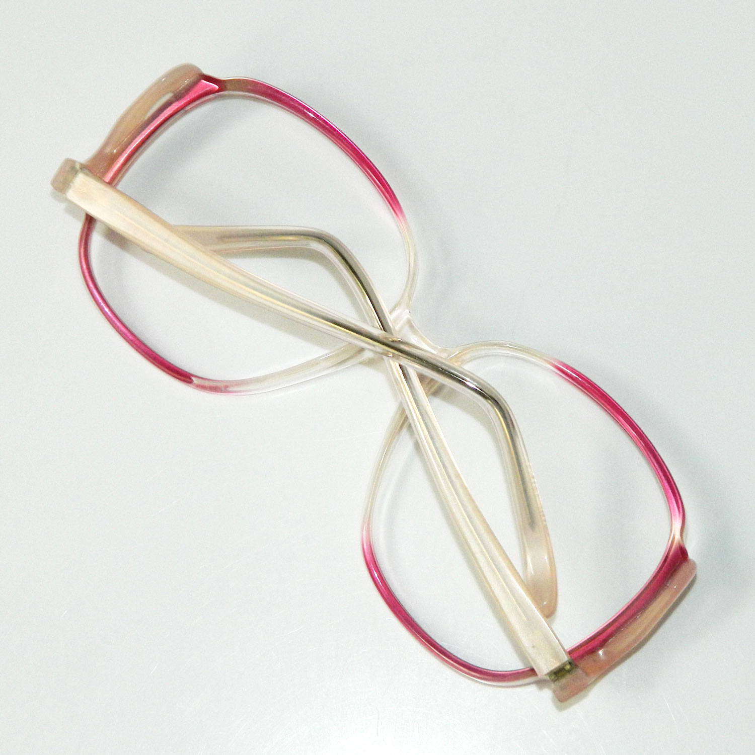 1980s pink Sofia Loren eyeglass frames