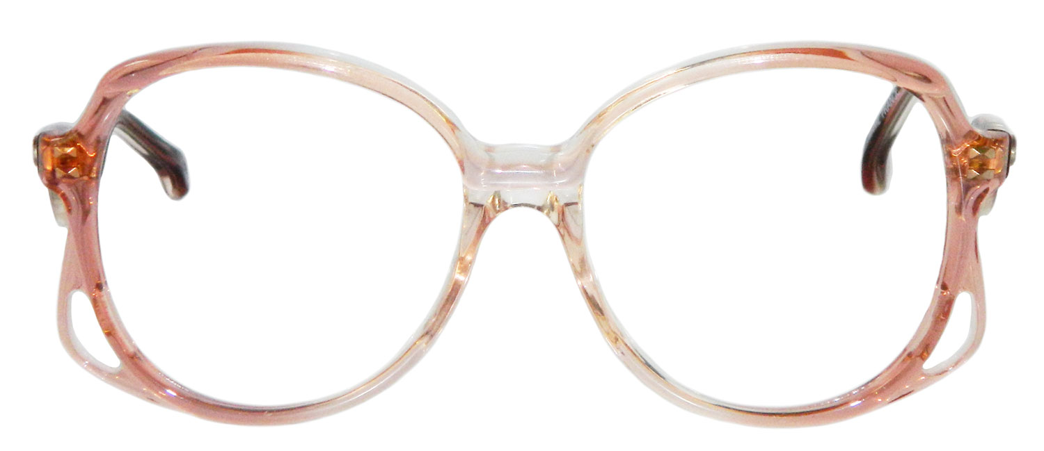 1980s pink Sofia Loren eyeglass frames