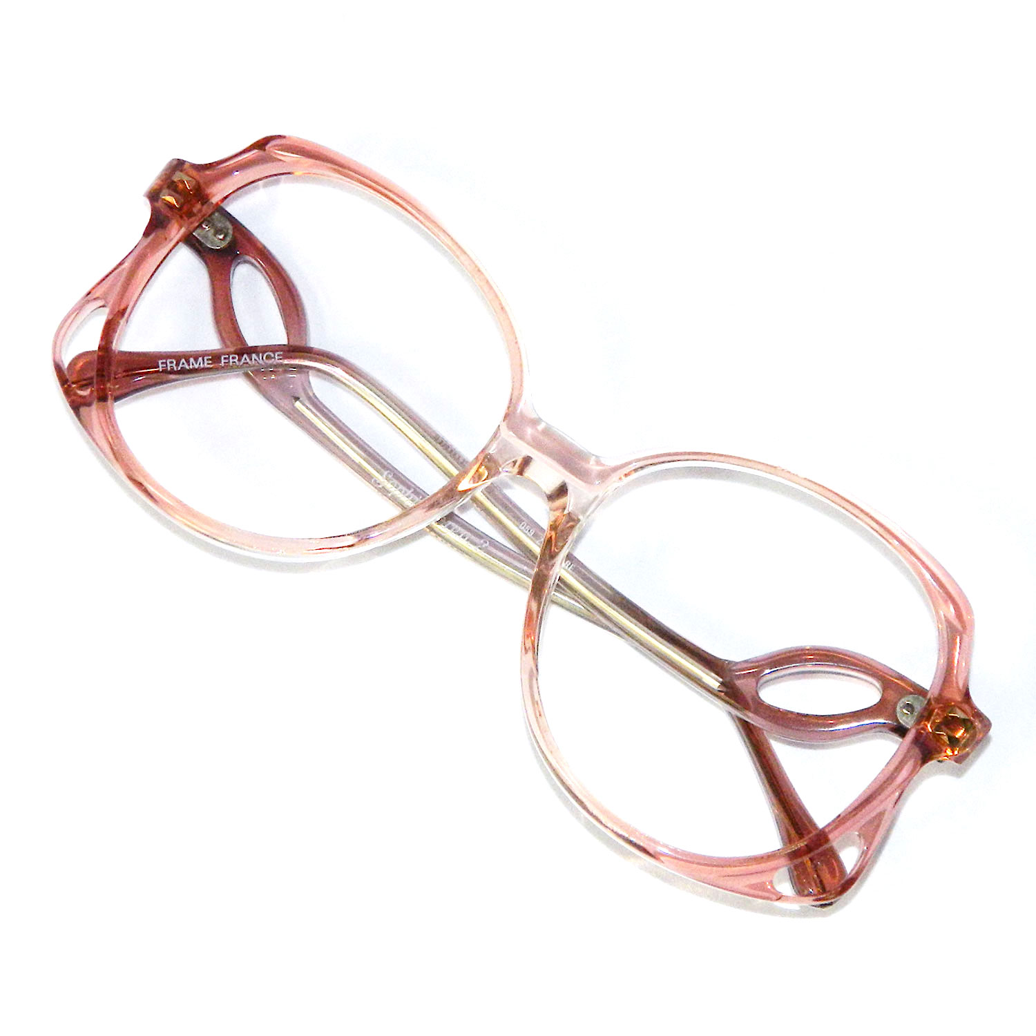 1980s pink Sofia Loren eyeglass frames