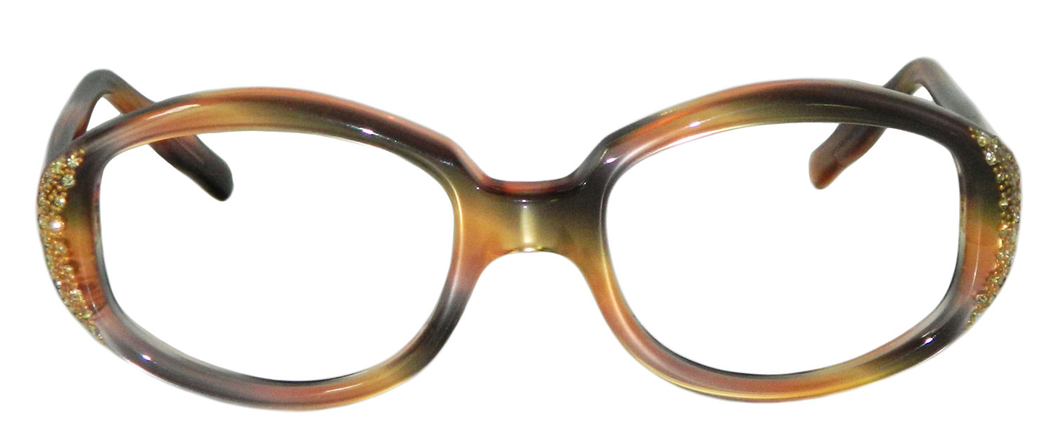 Vintage 1960s rhinestone studded eyeglasses
