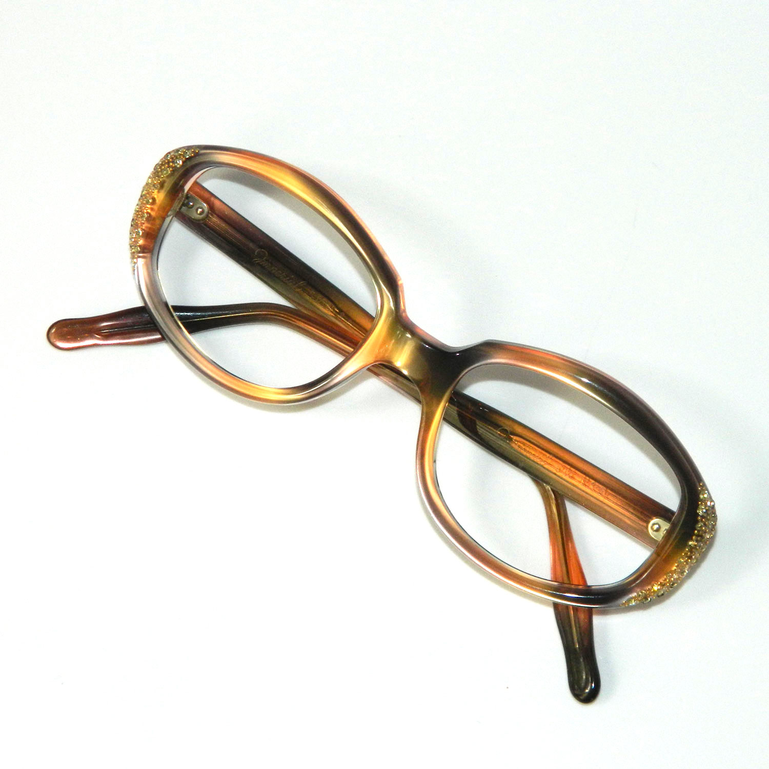 Vintage 1960s rhinestone studded eyeglasses