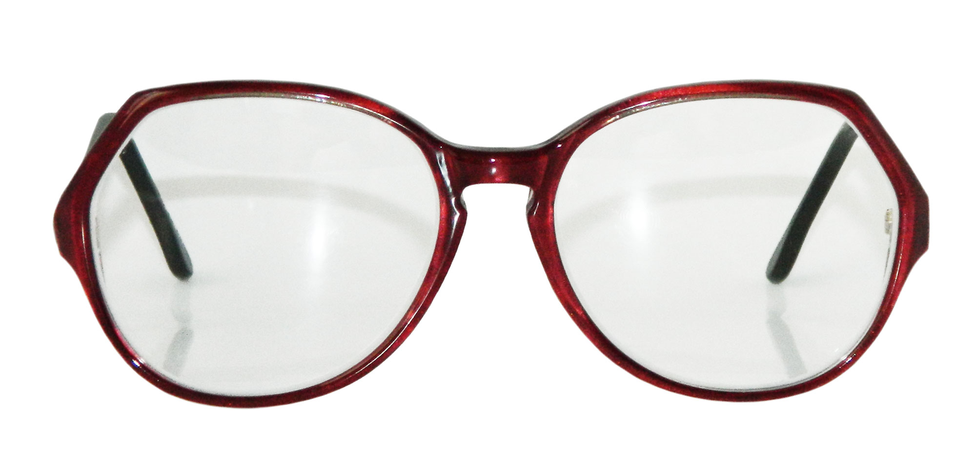 1980s red eyeglass frames