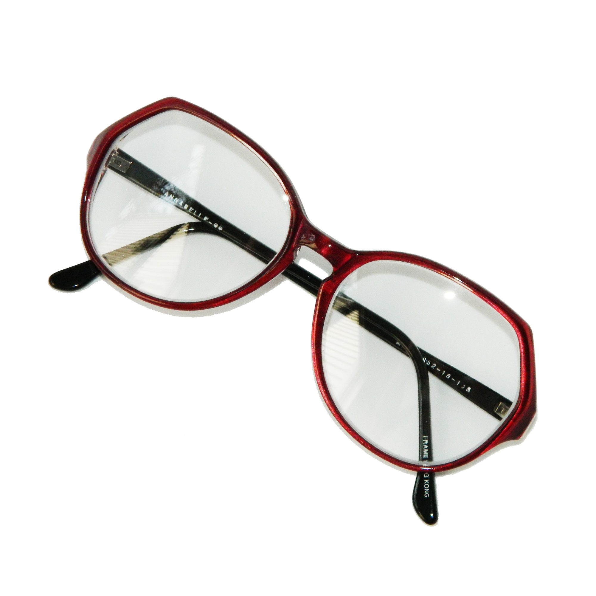 1980s red eyeglass frames