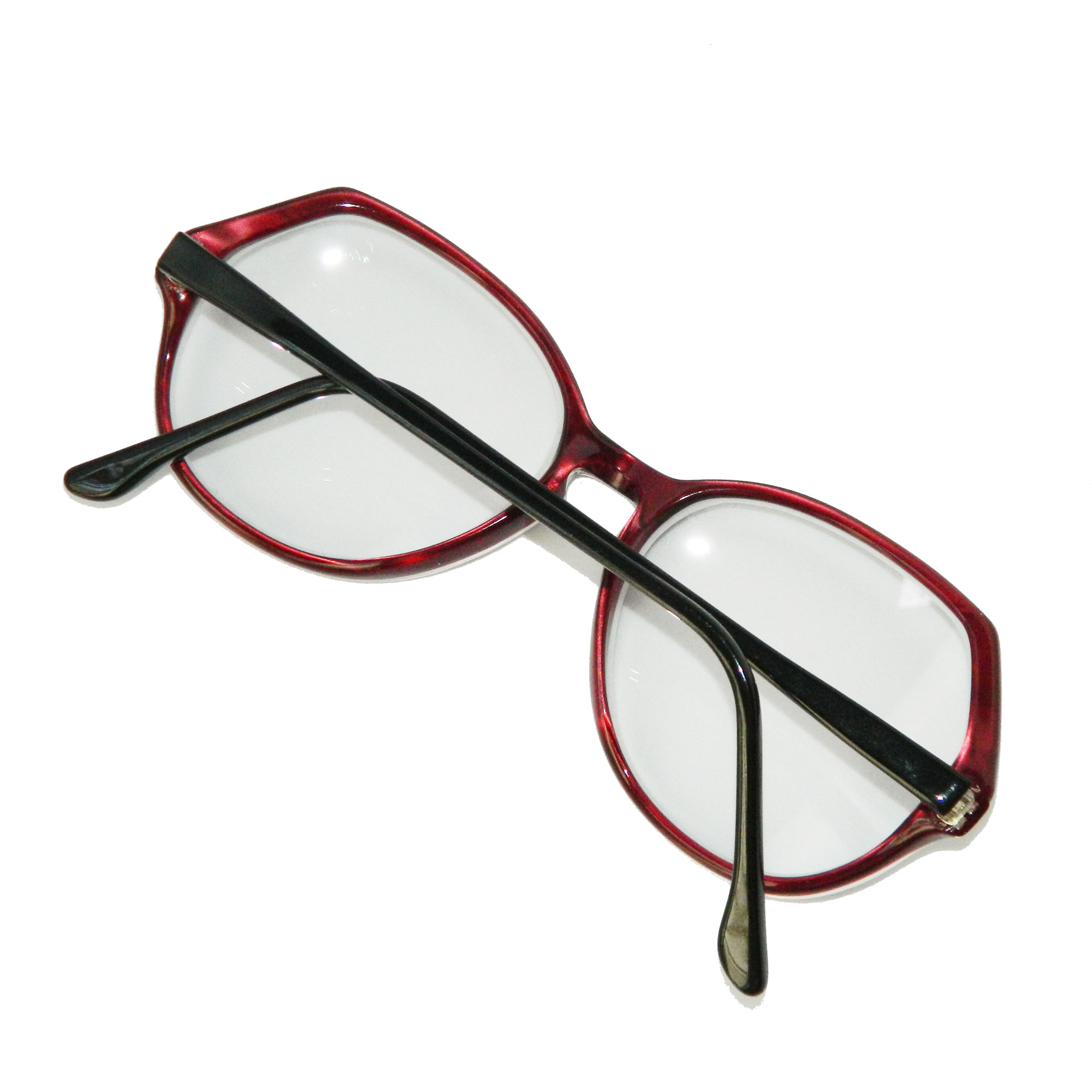 1980s red eyeglass frames