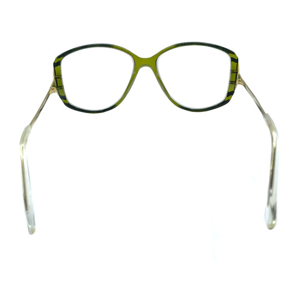 1980s green eyeglass frames