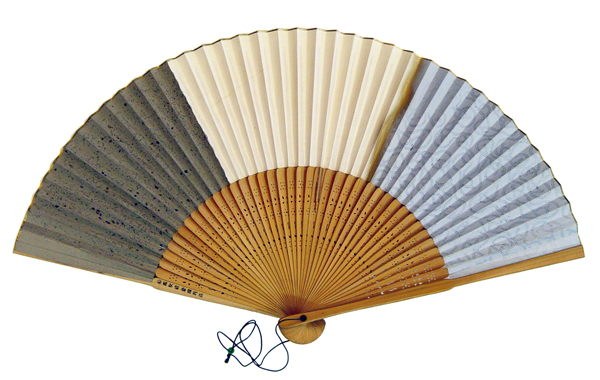 Vintage Japanese paper hand fan
