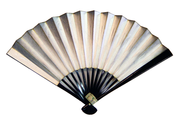 Vintage Japanese paper hand fan