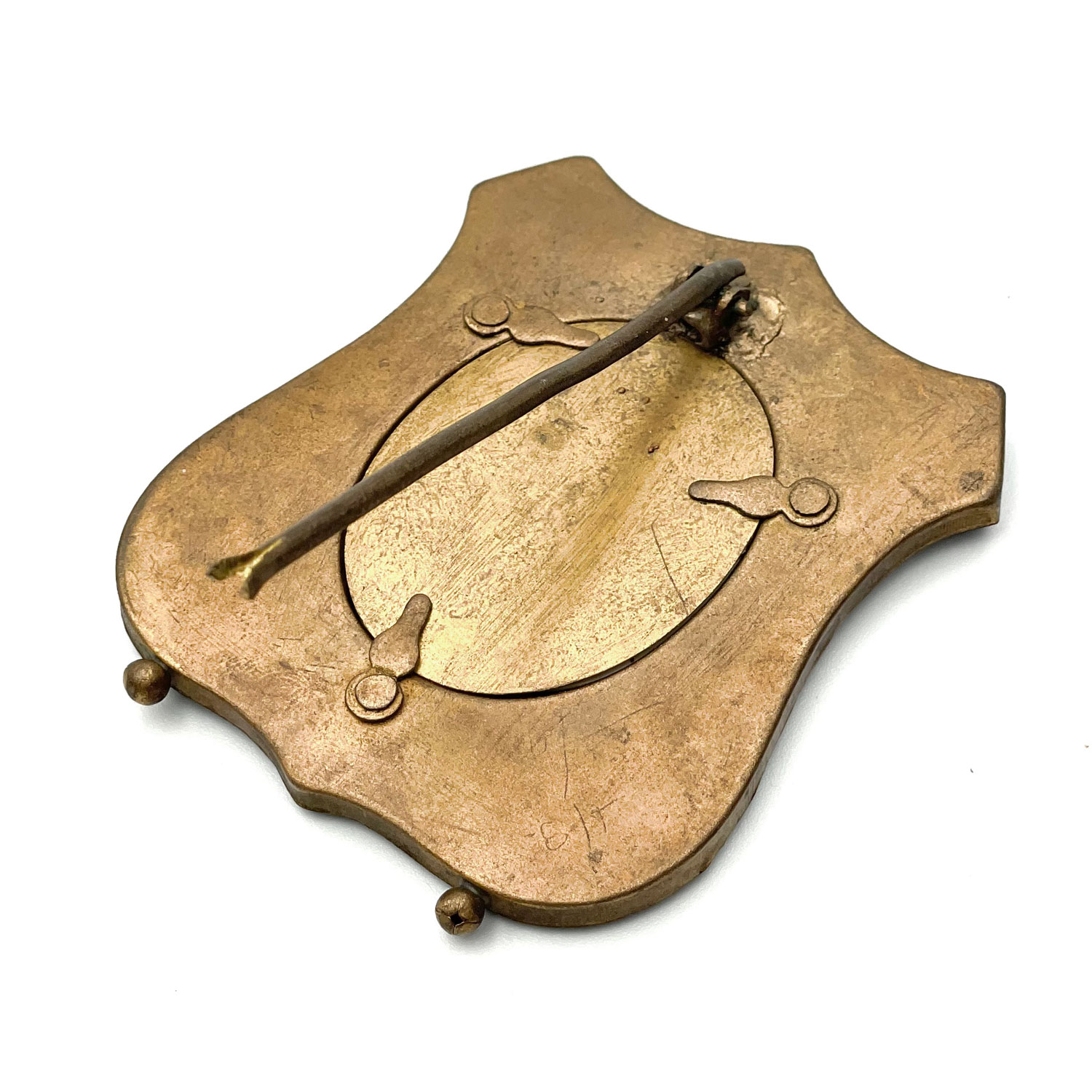 1920s Italian glass micro mosaic picture frame