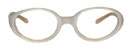 vintage pink oval eyeglasses