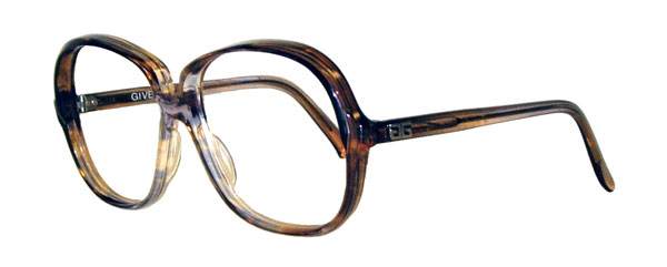 Powder blue 1980s eyeglass frames