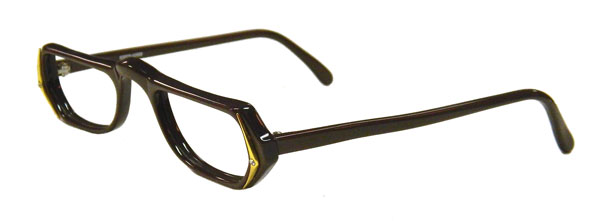 Gold tone 1980s wire frame eyeglasses